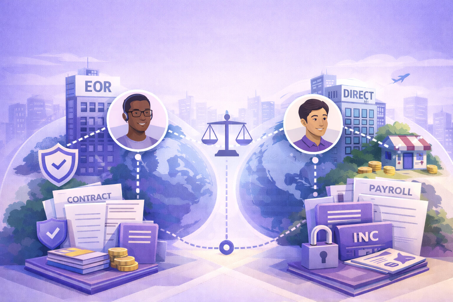 EOR vs direct hiring for tech teams